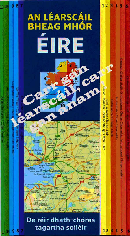 Léarscáil na hÉireann Cartes Irlandaise Guide d'Irland Irland